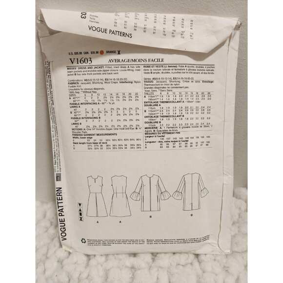 Isaac Mizrahi V1603 Sewing Pattern UNCUT | Size 6–14 - Picture 6 of 10